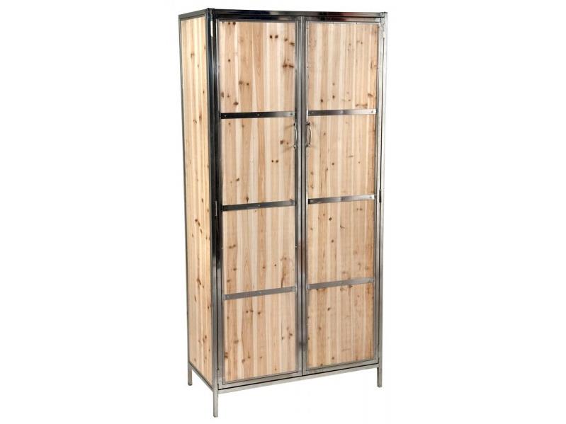 MASİF CEVİZ ESKİTME GARDROP MODELİ Geyik Mobilya Ahşap